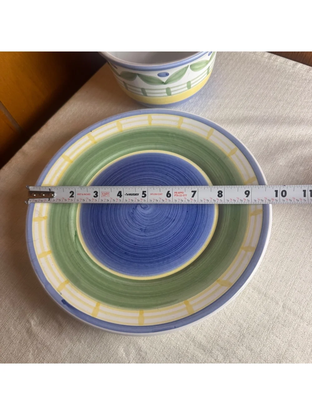 Williams Sonoma Handpainted Italy Soup & Salad Plate Set – Discontinued Set